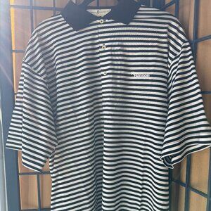 Fairway & Greene Hanson Black White Golf Polo Men’s Medium